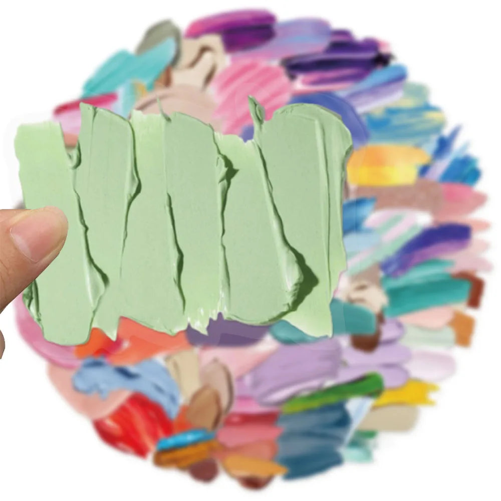 Brush Stroke Sticker Pack 60 Stickers