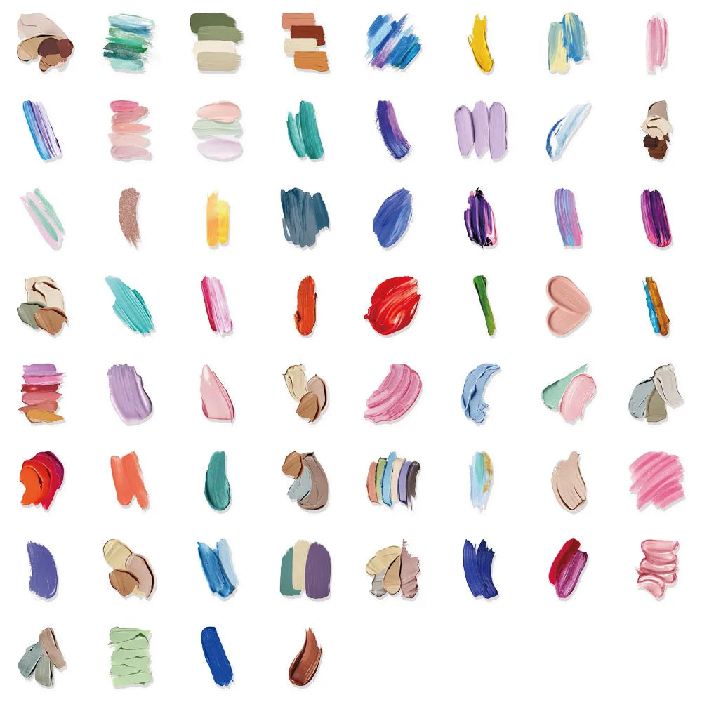 Brush Stroke Sticker Pack 60 Stickers