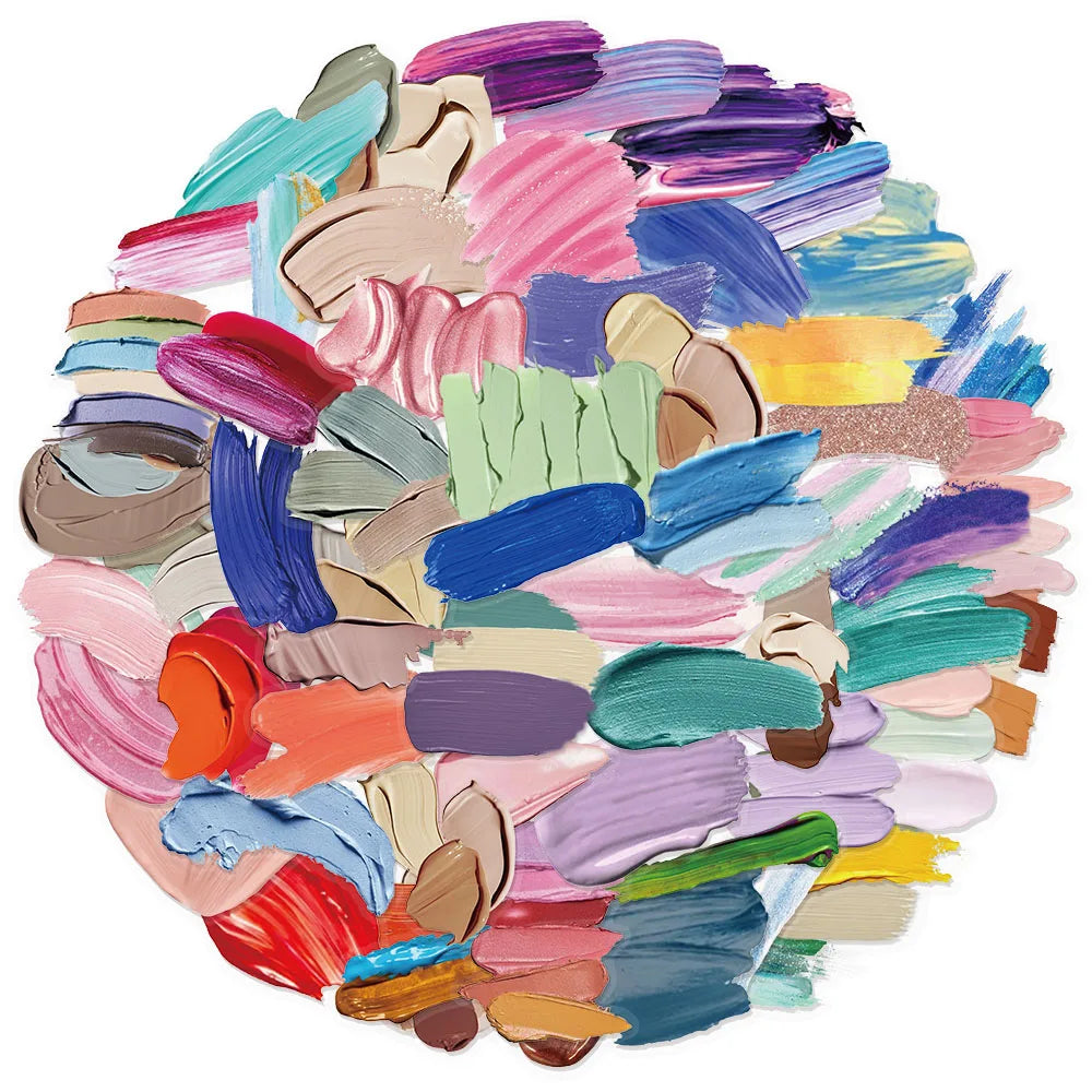 Brush Stroke Sticker Pack 60 Stickers